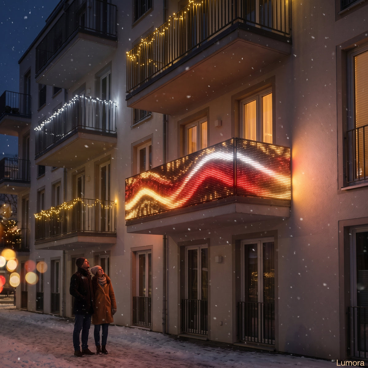 LUMORA™ - Animierte Weihnachts-Lichterkette