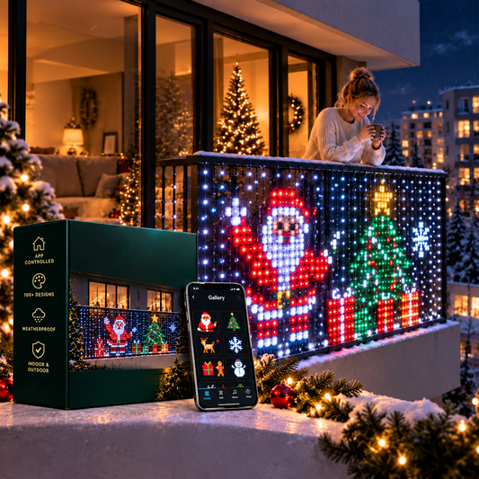 LUMORA™ - Animierte Weihnachts-Lichterkette